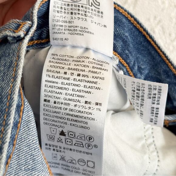 Levi’s Wedgie 501Jeans Button Fly - Picture 9 of 9